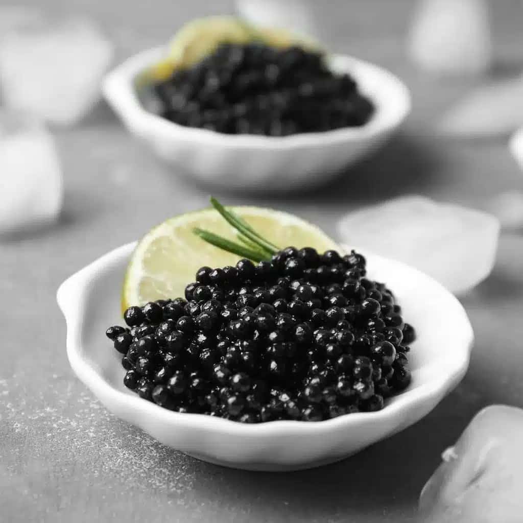 خرید و قیمت خاویار سیاه امپریال بلوگا 50 گرمی + فروش صادراتی